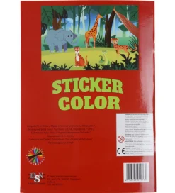 Megastar Malebog m. Klistermærker - 32 Sider - Dyr