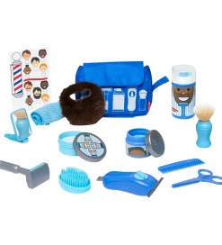 Melissa & Doug Barber Shop - 16 Dele - Blå