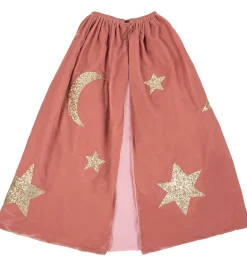 Meri Meri Udklædning - Troldmand - Rosa/Guld m. Stjerner