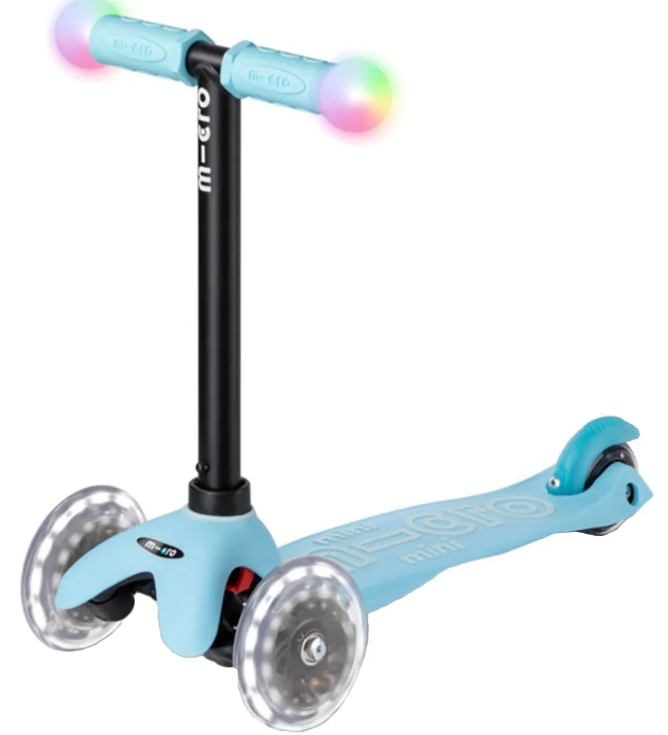 Micro Løbehjul - Mini2grow Deluxe Magic LED - Blå