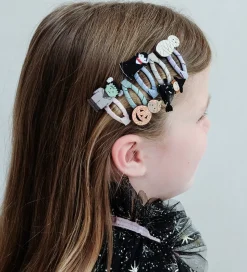 Mimi & Lula Hårspænder - 5-pak - 4 cm - Mini Monster