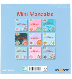 Mini Mandalas Malebog - Blomster