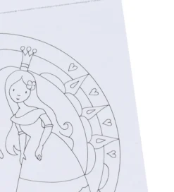 Mini Mandalas Malebog - Prinsesser