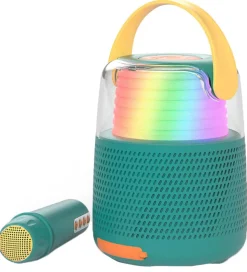 Mobility on Board Højtaler m. Mikrofon - Karaoke - Blå