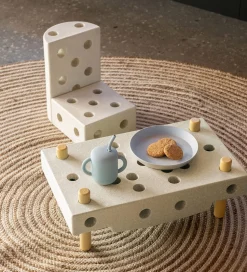 MODU Explorer Sæt - 20 Dele - 55x40x20 cm - Sand Grey/Honey Yell