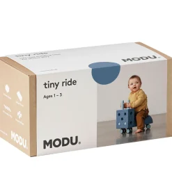 MODU Gåvogn - Tiny Ride - 10 Dele - 40x20x36 cm - Deep Blue/Sky
