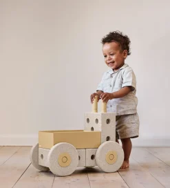 MODU Gåvogn 3-i-1 - 48x27x44 cm - Sand Grey/Honey Yellow