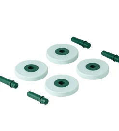 MODU 4x Foam Wheels - 4-pak - Ocean Mint/Forrest Green