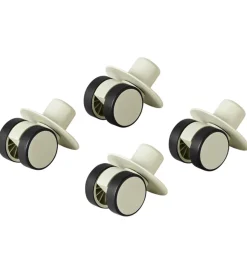 MODU 4x Swirly Wheels - 4-pak - Dusty Green