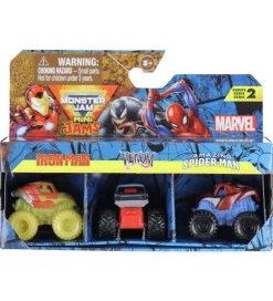 Monster Jam Biler - 1:87 - Mini - Marvel - 3-pak