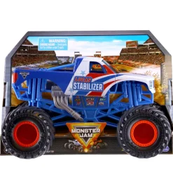Monster Jam Collector Truck - 1:24 - Lucas Stabilizer - Blå/Hvid