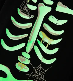 Name It Nattøj - 2-delt - Glow - NmnOwen - Sort/Lemonade