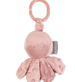 Nattou Aktivitetslegetøj - Blæksprutte - 14x9 cm - Dusty Pink