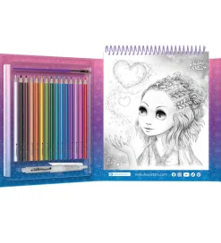 Nebulous Stars Malebog m. Tilbehør - Estrelia & Astria