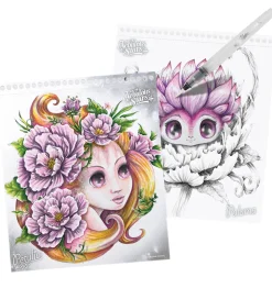 Nebulous Stars Malebog m. Tilbehør - Estrelia & Astria