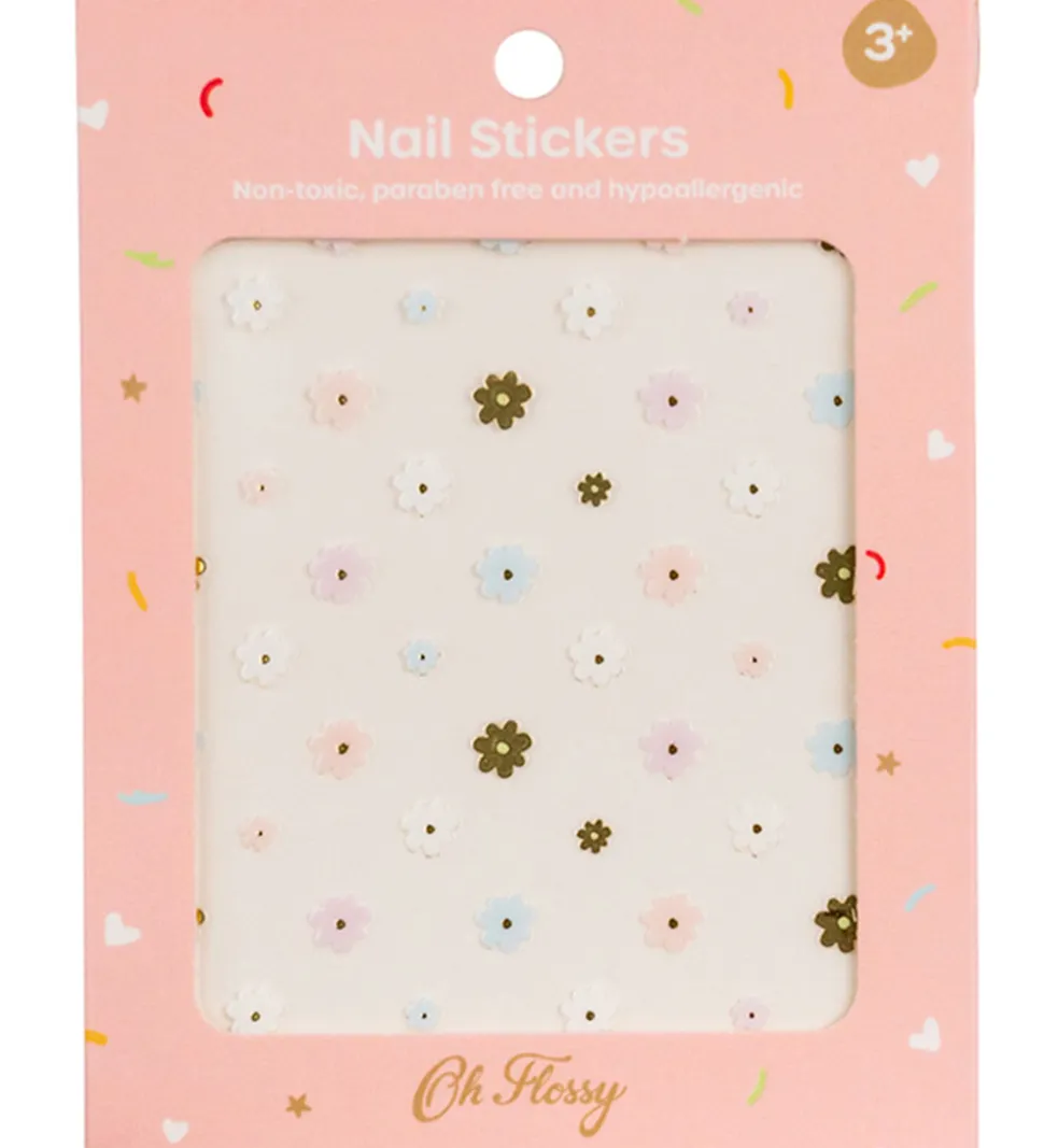Oh Flossy Negle Klistermærker - Flowers