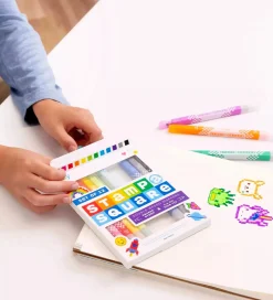 Ooly Dobbeltsidede Tuscher - Stamp a Square - 12 stk