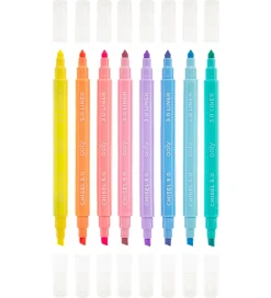 Ooly Dobbeltsidet Tuscher - 8 Stk - Pastel Liners Dual Tip Marke