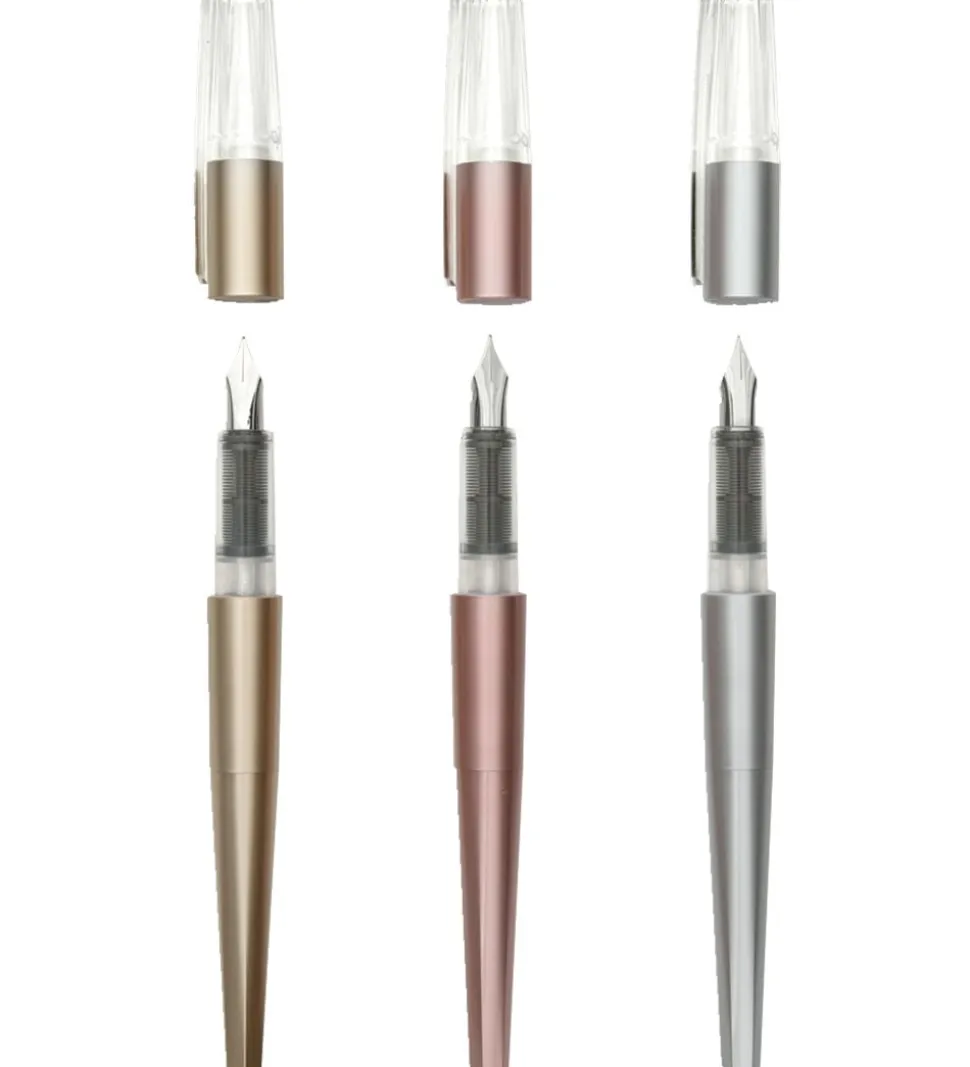 Ooly Fyldepen m. Notesbog - 3 Stk - Dual Tip Metallic Markers