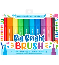 Ooly Jumbo Tusher - Big Bright Brush - 10 Stk - Multifarvet