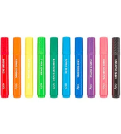 Ooly Jumbo Tusher - Big Bright Brush - 10 Stk - Multifarvet