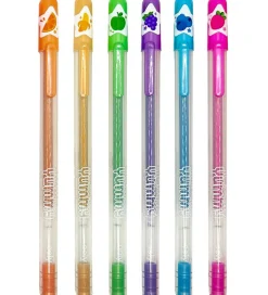 Ooly Kuglepenne m. Frugtduft - Metallic - 6 stk - Yummy Yummy