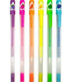 Ooly Kuglepenne m. Frugtduft - Neon - 6 stk - Yummy Yummy