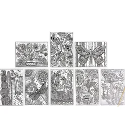 Ooly Magiske Maleark - Hidden Colors - 8 Stk. - Magic Nature