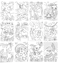 Ooly Maleark - Undercover Art - 12 Stk. - Rainforest Fun