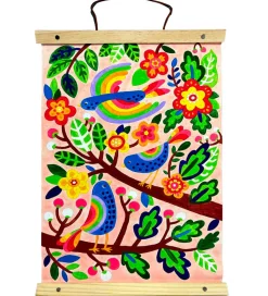 Ooly Malesæt - Paint By Number Canvas Kit - Blue Birds