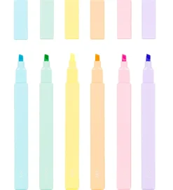 Ooly Overstregningstuscher - 6 Stk - Color Block Highlighters
