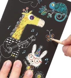 Ooly Scratch and Scribble Mini Sæt - Safari Party