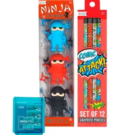 Ooly Skolesæt - Comic Attack - Happy Pack