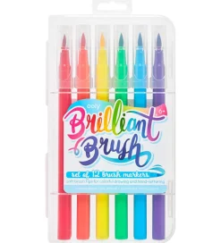 Ooly Tuscher - 12 Stk - Brilliant Brush Markers