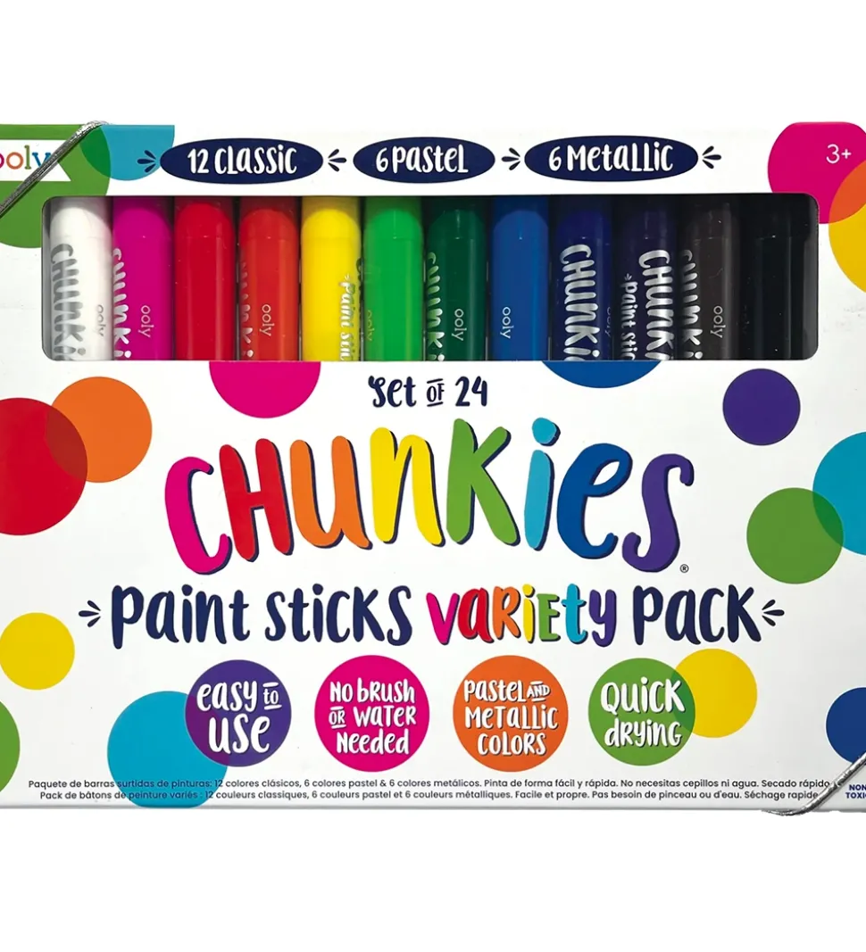 Ooly Tuscher - Chunkies Paint Sticks - 24 stk