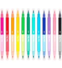 Ooly Tusher - Dual Tone - 12 Stk - Multifarve