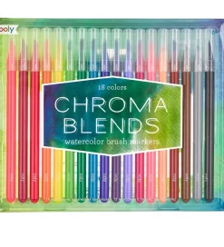 Ooly Vandfarver - Chroma Blends - 18 stk