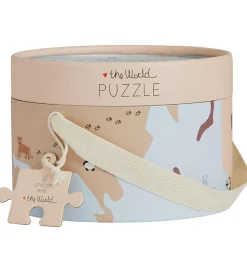 OYOY Puslespil - Verden - 32 Brikker