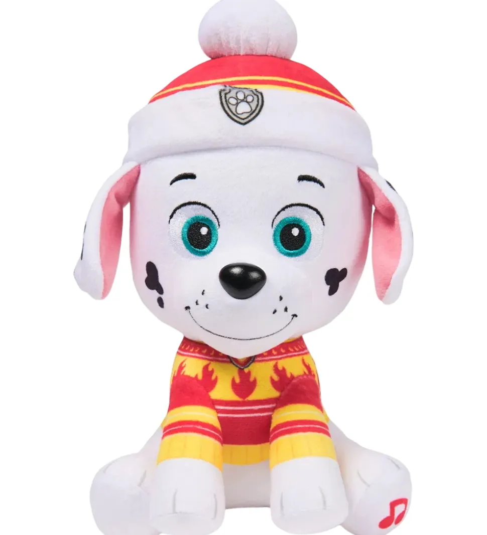 Paw Patrol Bamse m. Musik - Holiday Music - 20 cm - Marshall