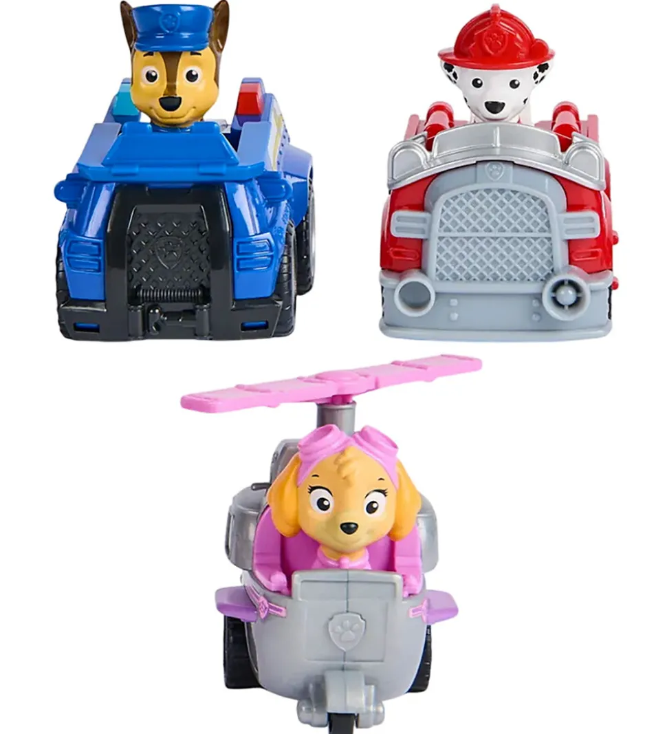 Paw Patrol Biler - Core Rescue Racer - 3-pak