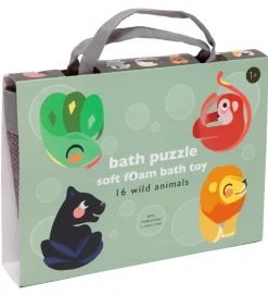 Petit Monkey Badeleegtøj - Puslespil - 16 stk - Wild Animals