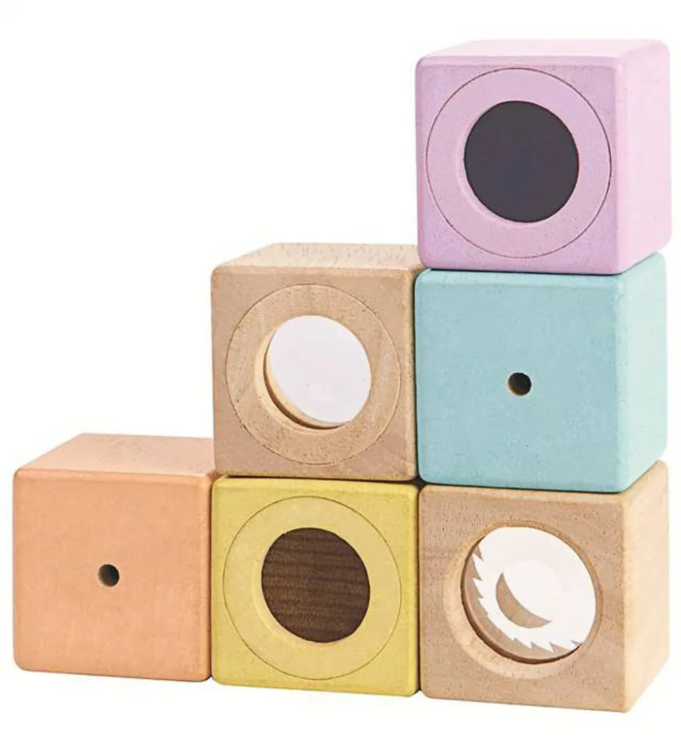 PlanToys Aktivitetsklodser - Pastel