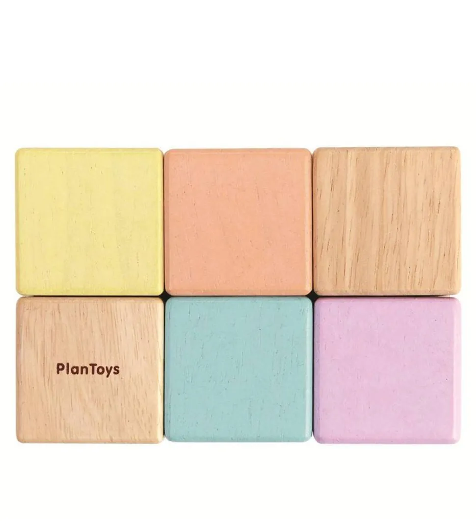 PlanToys Aktivitetsklodser - Pastel