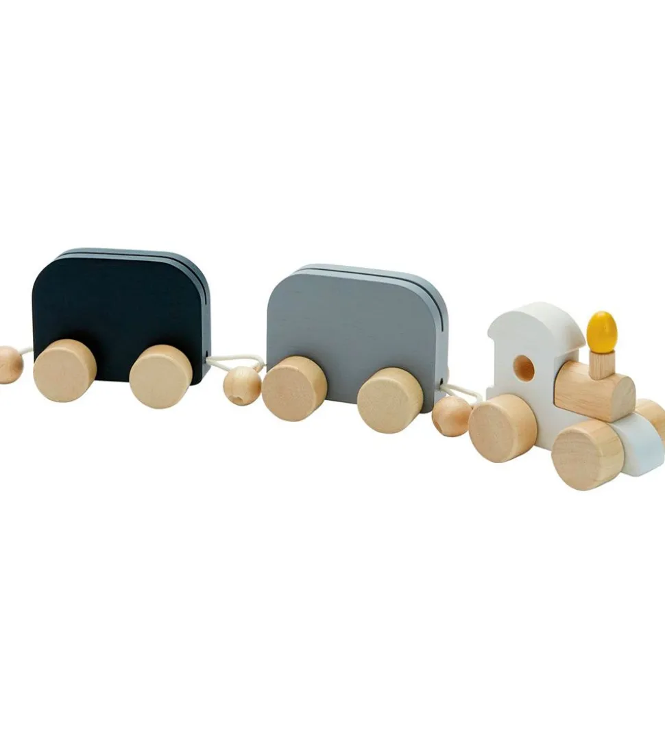 PlanToys Trælegetøj - Fødselsdagstog - Træ