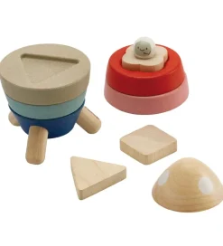 PlanToys Trælegetøj - Stableraket - 11 Dele