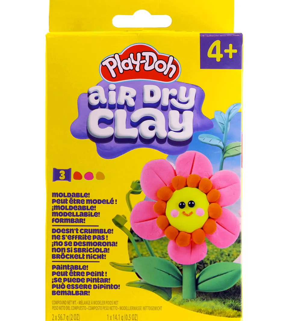 Play-Doh Modellervoks - Air Dry Clay - Blomst