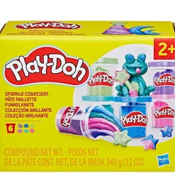 Play-Doh Modellervokssæt - 6-pak - Sparkle Collection - 340g