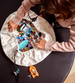 Play&Go Legetøjstæppe - Ø: 40cm - Mini Rainbows