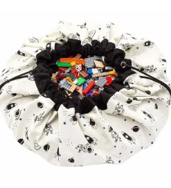 Play&Go Legetøjstæppe - Ø140 cm - Space Glow