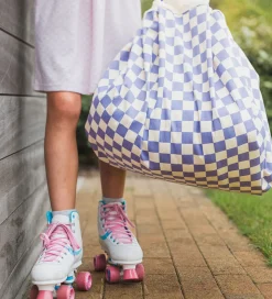 Play&Go Legetøjstæppe - Ø140 cm - Vichy Purple